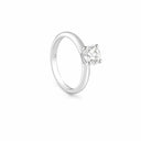 Belle Vante Platinum and Diamond Solitaire Ring