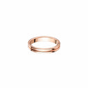 Belle Vante Godron Pink Gold Wedding Band