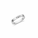 Belle Vante Liens Évidence Ring Platinum Diamond 0.02ct