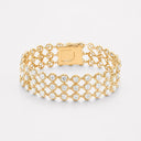 Belle Vante Palmyre 3-Row Bracelet with Diamonds