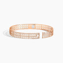 Belle Vante Avenues Hinged Necklace Rose Gold Diamond