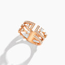Belle Vante Avenues Ring Rose Gold Diamond