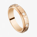Belle Vante Medium Rose Gold Diamond Decor Palace Ring