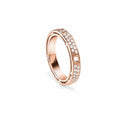 Belle Vante Pink Gold and Diamonds Wedding Band 3.40 mm