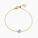 Belle Vante Small Yellow Gold Pyramid Bracelet