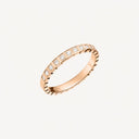 Ice Cube Ring Ethical Rose Gold Half-Set Diamonds