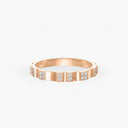 Belle Vante RVL Pavé Band in Rose Gold
