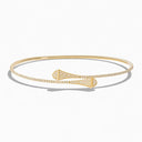 Belle Vante Cleo Full Diamond Slip-On Necklace Yellow Gold Diamond