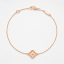 Belle Vante Sweet Alhambra Bracelet in 18K Rose Gold