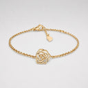 Belle Vante Medium Rose Gold Diamond Chain Bracelet
