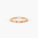 Belle Vante RVL Band Ring in Rose Gold