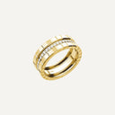 Ice Cube Ring Belle Vante Ethical Yellow Gold Diamonds