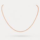 Belle Vante Angle Filed Trace Chain Necklace 42 cm