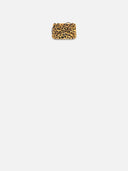 Belle Vante Small Flap Bag Sequins, Mixed Fibers & Gold-Tone Metal