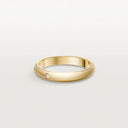 Belle Vante C de Wedding Ring 3mm 1 Diamond Gold