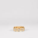 Belle Vante Coco Crush Ring Small 18K Beige Gold Diamonds