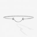 Skinny Diamond Tennis Bracelet Medium Model White Gold 1.60ct