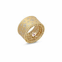 Belle Vante Princess Ring in 18k Yellow Gold with Diamonds