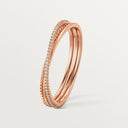 Belle Vante Etincelle Semi-Paved Bracelet Rose Gold 47 Diamonds