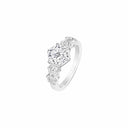 Belle Vante Bee de Solitaire Ring White Gold Diamond 2cts