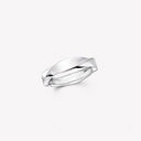 Belle Vante Spiral Band White Gold 5mm