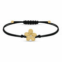 Belle Vante Jasmine Cotton Silk Bracelet with Diamonds