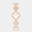 Belle Vante Sweet Alhambra Watch in 18K Rose Gold with Diamonds and Mother-of-Pearl