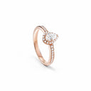 Belle Vante Pink Gold and Diamonds Ring