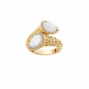 Belle Vante Serpent Bohème Two-stone ring, S motifs