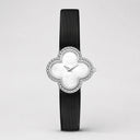 Belle Vante Alhambra Watch Small Model in 18K White Gold with Mother-of-Pearl