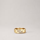 Belle Vante Coco Crush Ring Small 18K Beige Gold Diamonds