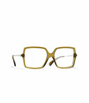 Belle Vante Square Eyeglasses Acetate & Metal Olive
