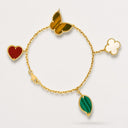 Belle Vante Lucky Alhambra 4-Motif Bracelet in 18K Yellow Gold