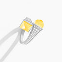 Belle Vante Cleo Diamond Ring White Gold Stone