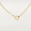 Belle Vante Love Pendant 2 Diamonds Yellow Gold 13mm