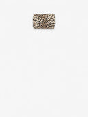 Belle Vante Maxi Flap Bag Tweed, Mixed Fibers & Gold-Tone Metal Brown, Black & White