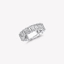 Belle Vante Emerald Cut Diamond Wedding Band