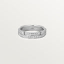 Belle Vante Maillon Panthère Wedding Ring Two Rows Semi-Paved
