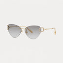 High Jewellery Sunglasses Shiny Light Gold