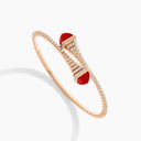 Belle Vante Diamond Slim Slip-On Bracelet Rose Gold