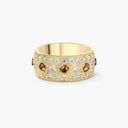 Belle Vante Talisman Large Band in Yellow Gold