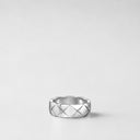 Belle Vante Coco Crush Ring Small 18K White Gold