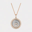 Happy Spirit Pendant Belle Vante Ethical Rose Gold Ethical White Gold Diamonds