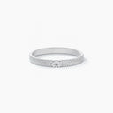 Belle Vante Talisman Azulea Small Band in White Gold