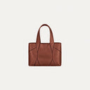 Diamond Mini Tote Bag Cognac Grained Calfskin