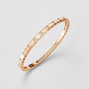 Ice Cube Bangle Belle Vante Ethical Rose Gold Half-Set Diamonds