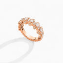 Belle Vante Tip-Top Full Diamond Ring Rose Gold Diamond
