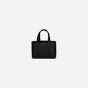 Diamond Micro Tote Bag Belle Vante Ethical Black Grained Calfskin