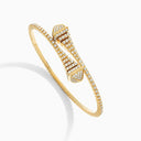 Belle Vante Cleo Rev Full Diamond Slim Slip-On Bracelet