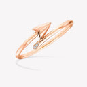 Belle Vante Follow Me Diamond Accent Bangle Rose Gold